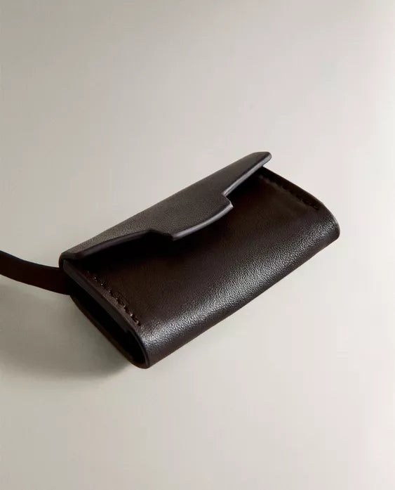 Leather Pet Waste Bag Holder