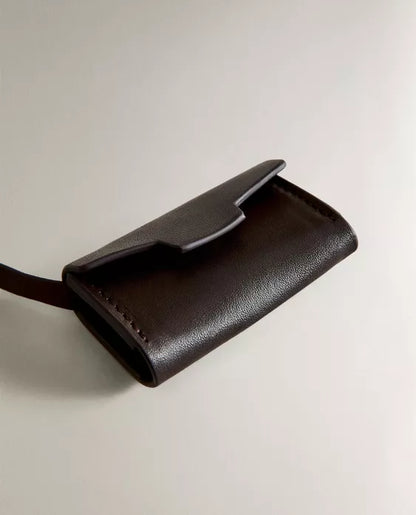 Leather Pet Waste Bag Holder